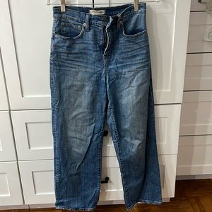 Madewell Slim Wide Leg Crop Jean